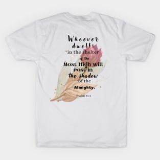 Psalm 91:1 Famous Bible Verses, T-Shirt